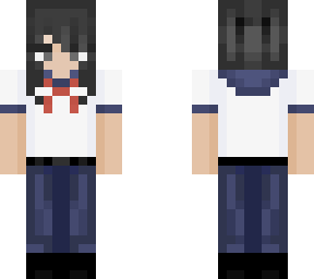non-binary yandere simulator character