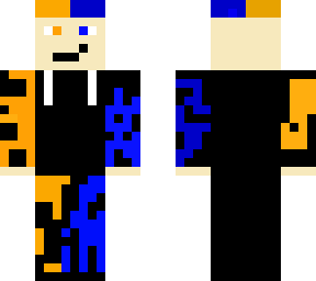 orange and blue