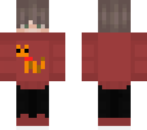 ornage cat sweater