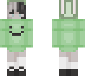 smile hoodie bunny hat