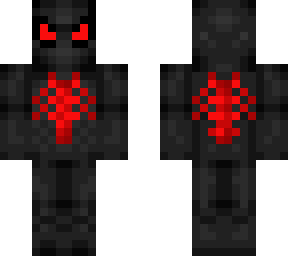spider man black and red
