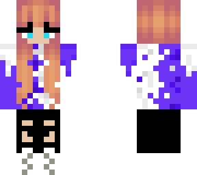 white & purple goo hoodie