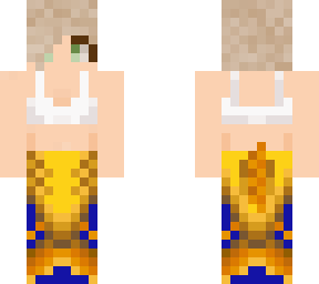 yellow (gold) axolotl mermaid tail (slim)