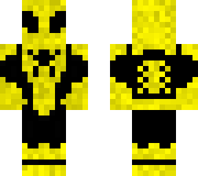 yellow and black spider man