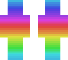 "rainbow" gradient skin