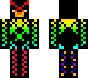 armored rainbow steve