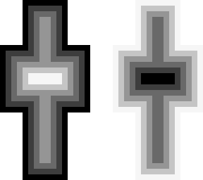black and white