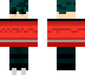 boy with red shirt and gray hair