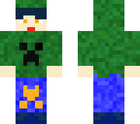 creeper hoody teenager skin