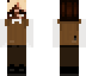 dark skinned elf  girl with (dark academia outfit)