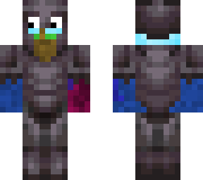 dirt boy with netherite armour