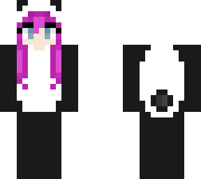 girl in panda onesie