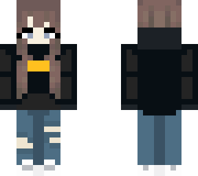 girl wearing sdmn hazard hoodie