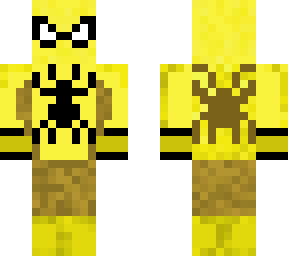 golden/bright spiderman