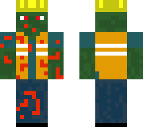 infected zombie construction worker