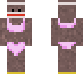 monkey in bathing suit
