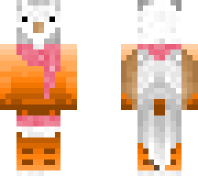 owl sweater orange