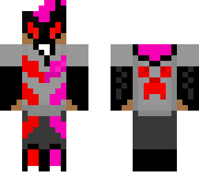 pink and red