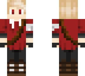 red blonde boy