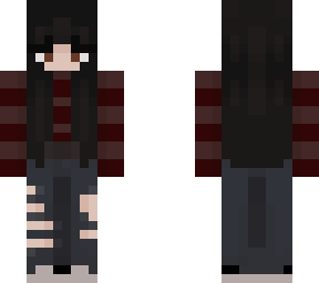 red stripy jumper