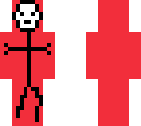 stick man bob, but red