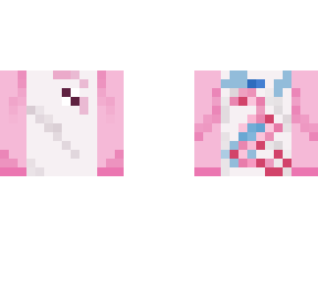 white basic hoodie with pink sleeves - immortal