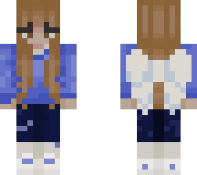 blue outfit girl | Minecraft Skin
