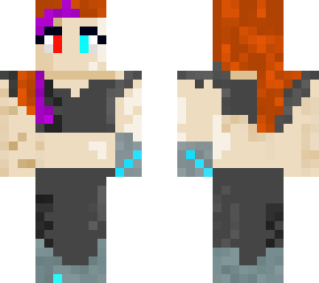 cyberpunk girl skin