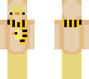 ducky with the ducky sweather and huffle puff scarf