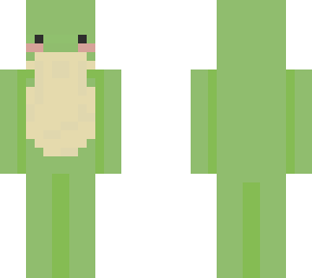 frog (with black eyes)