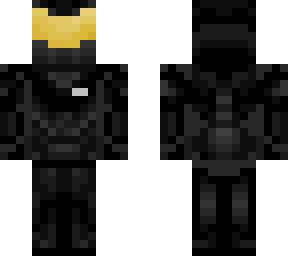 master chief - black suit - only head. part 3