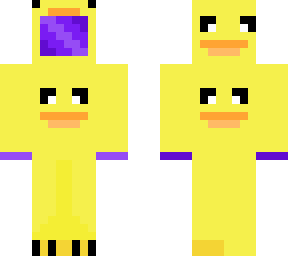 purple lightning w/ duck onesie