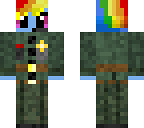 rainbow dash soldier