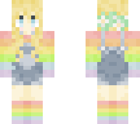 rainbow girl