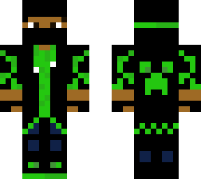simple green gamer boy with connecting design