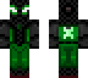 spiderman green and black