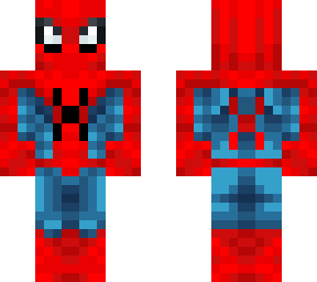 Spiderman No Way Home Final Suit Minecraft Skin