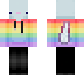 axolotl with rainbow hoodie 2.0
