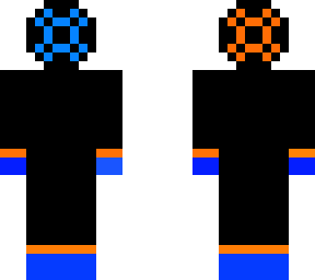 blue and orange