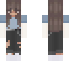 blue puff jacket