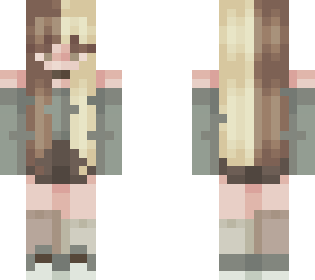 brown and blond