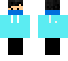 cyan hoodie