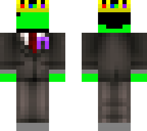 dream in a suit with a crown