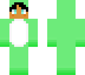 frog onesie! ( black hair )