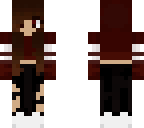 girl hoodie skin