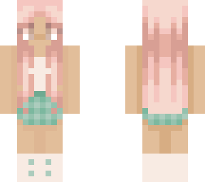 green plaid girl