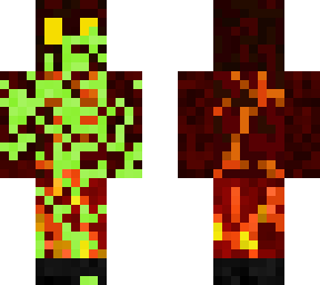 magma cube covered in slime