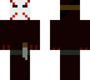 masked murderer red