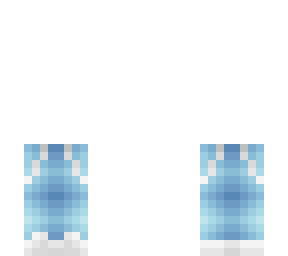 pants - light blue jeans w/ chains