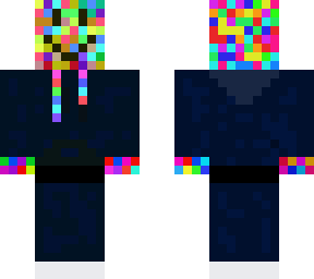pixels in a hoodie